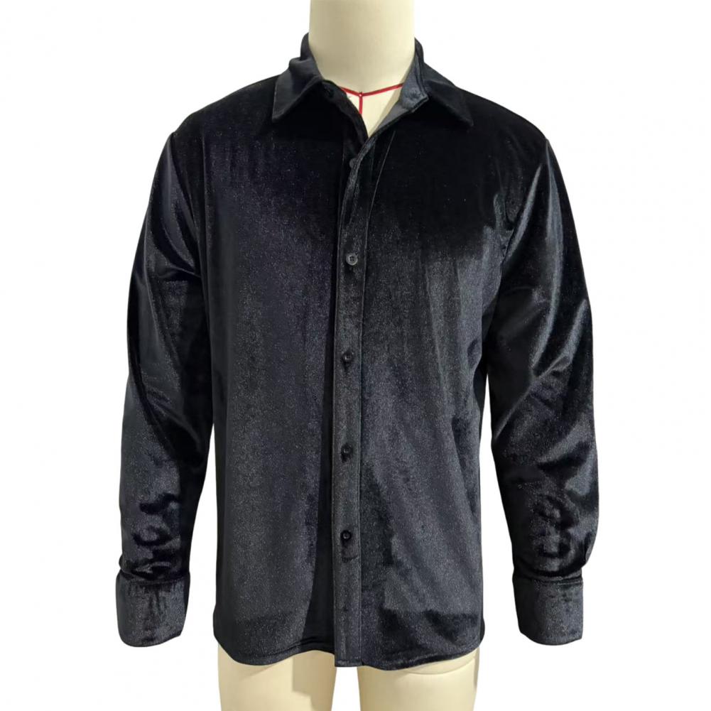 Men Formal Party Wear Shirt - Kemeja Beludru Pria Kemeja Pria Berbahan
