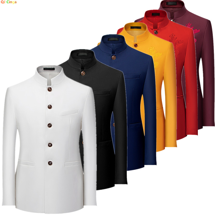 Men Formal Wear Jacket - Jas Pria Gaya Cina Lengan Panjang