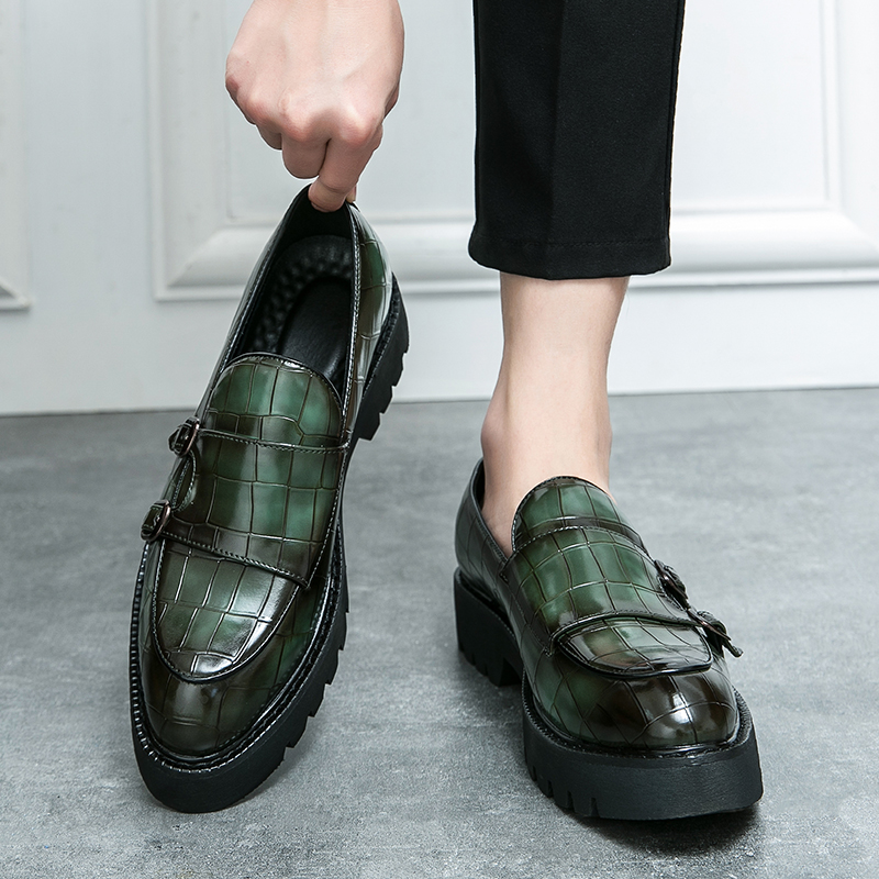Men Formal Wear Fashion - Sepatu kulit kasual modis pria, alas