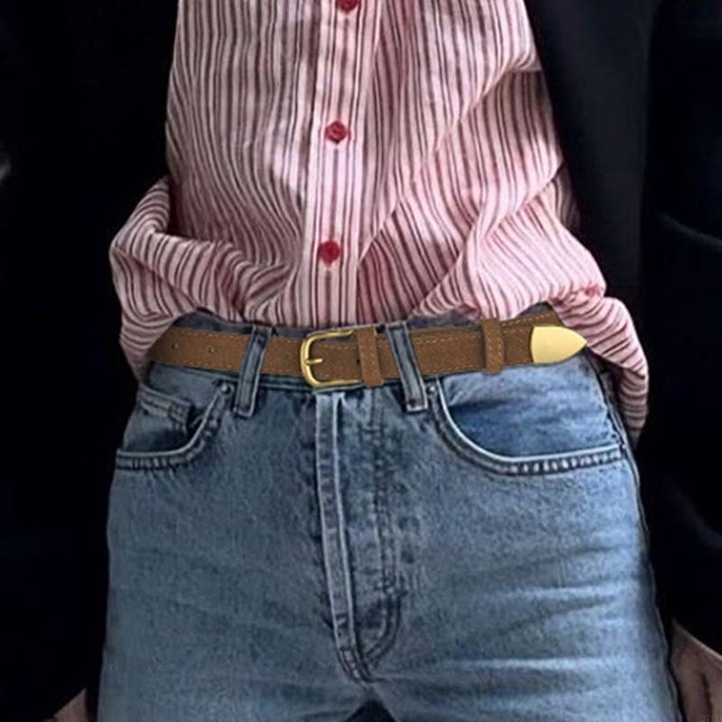 Formal Belt Leather Thin - Sabuk Tipis Kulit dengan Gesper Pin