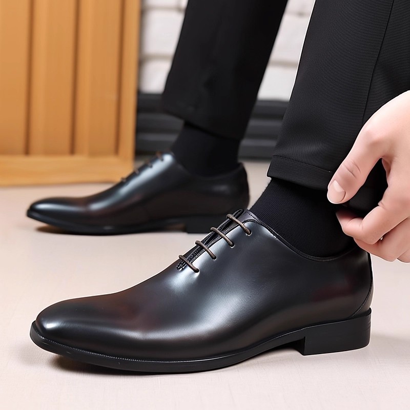 Men Formal Wear Design - Sepatu Oxford Wholecut Pria Kulit Asli