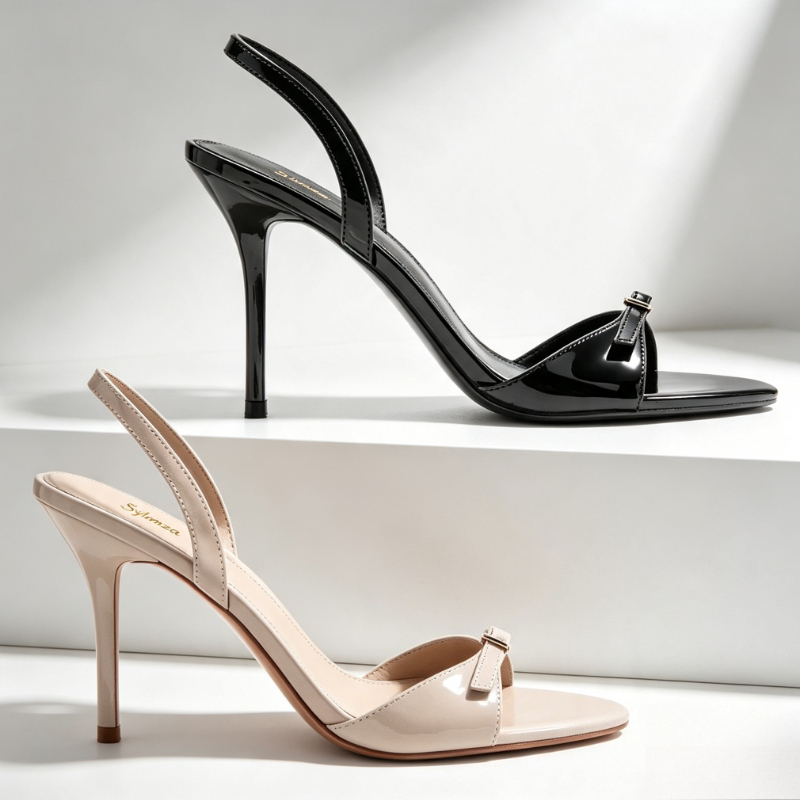 Sandal Hak Tinggi Kulit Paten  - Formal Belt Leather Thin ulasan dan harga