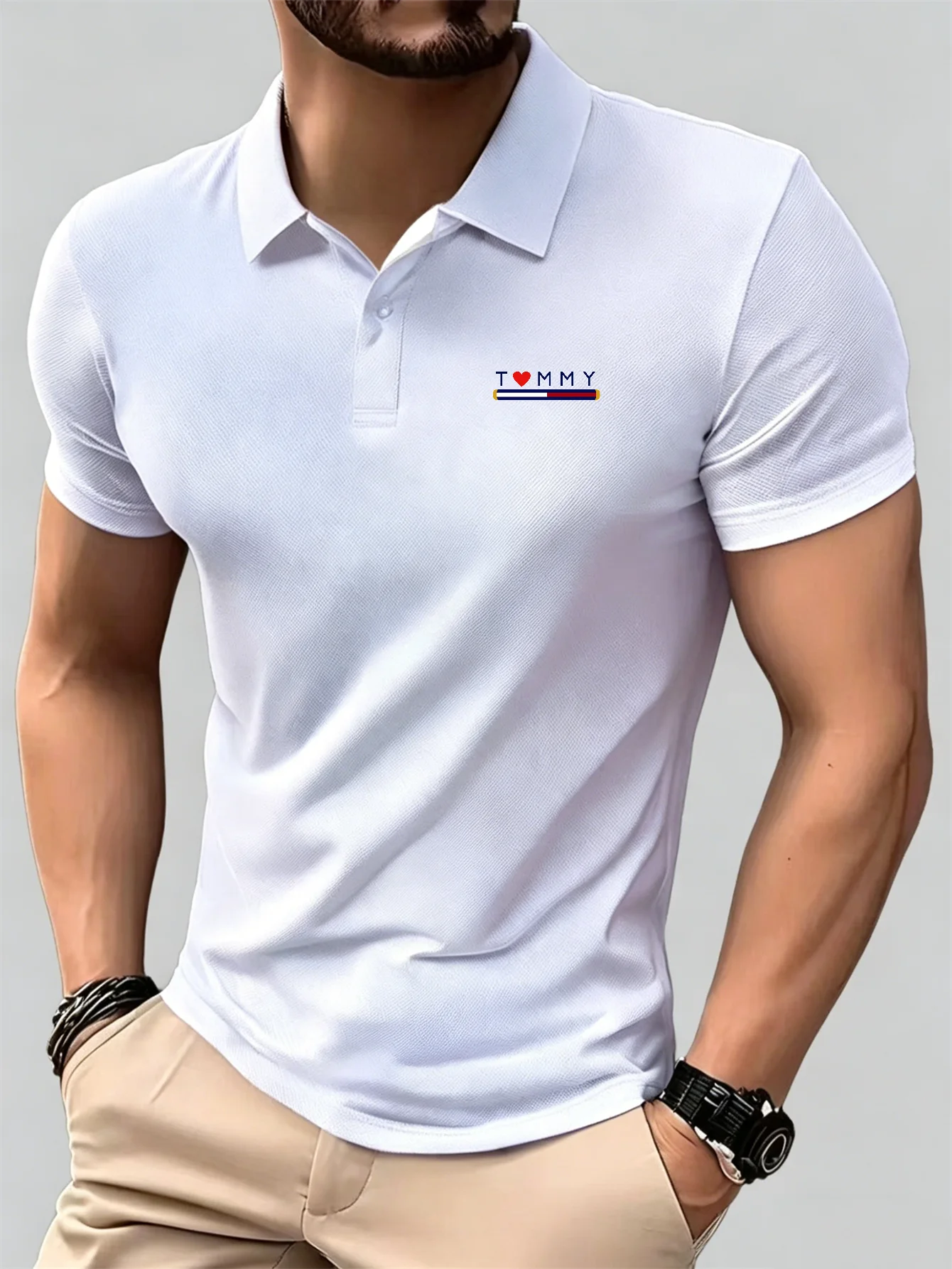 Kemeja Polo Kancing Lengan Pen - Young Men Formal Wear ulasan dan harga