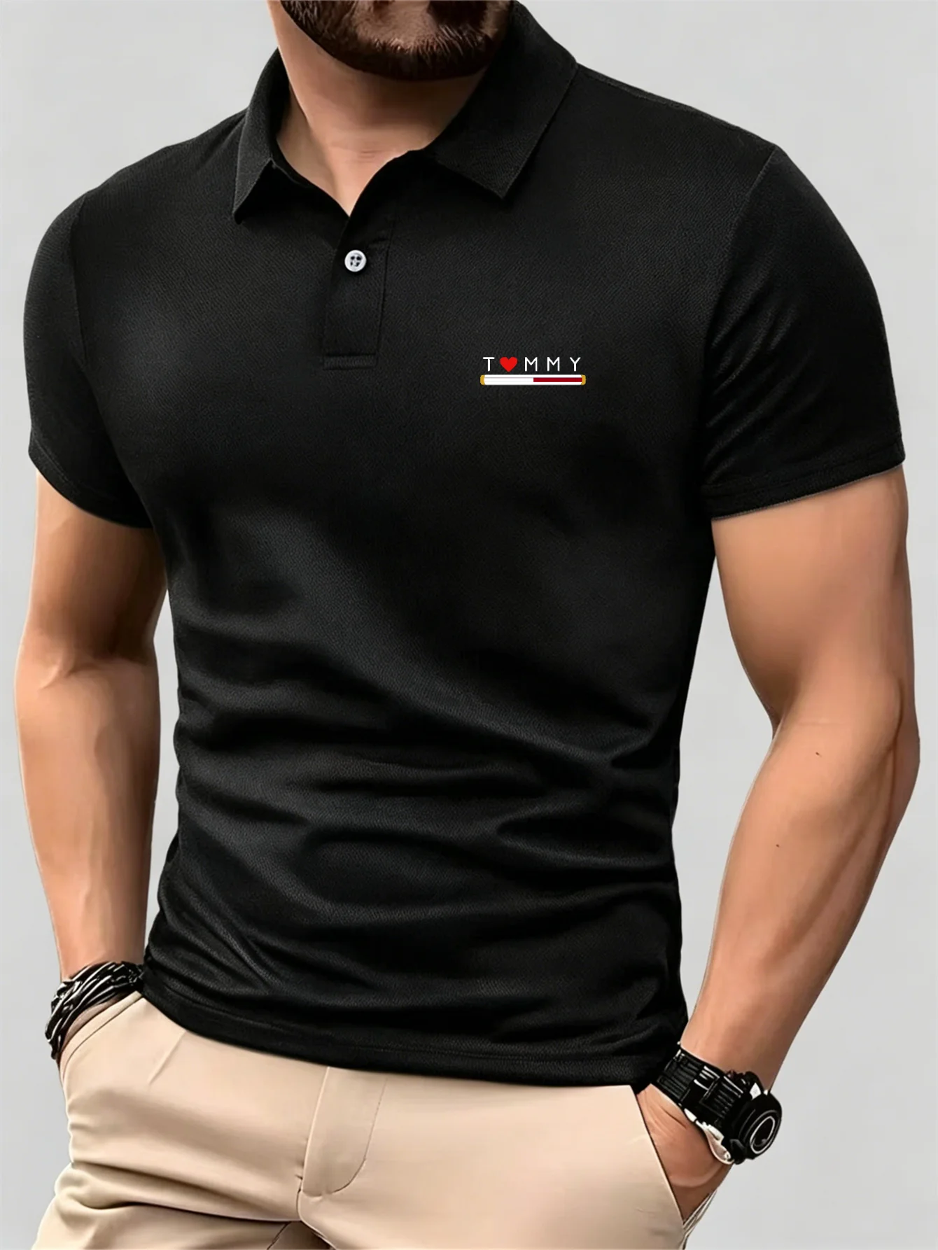 Kemeja Polo Kancing Lengan Pen - Young Men Formal Wear ulasan dan harga