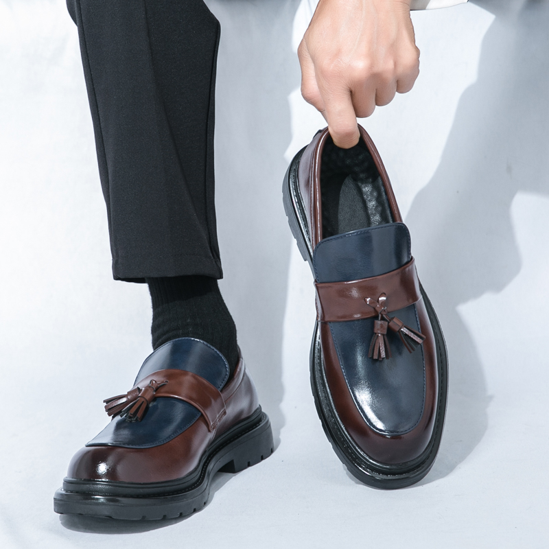 Sepatu Kulit Kasual Anti Selip - Men Formal Wear Fashion ulasan dan harga