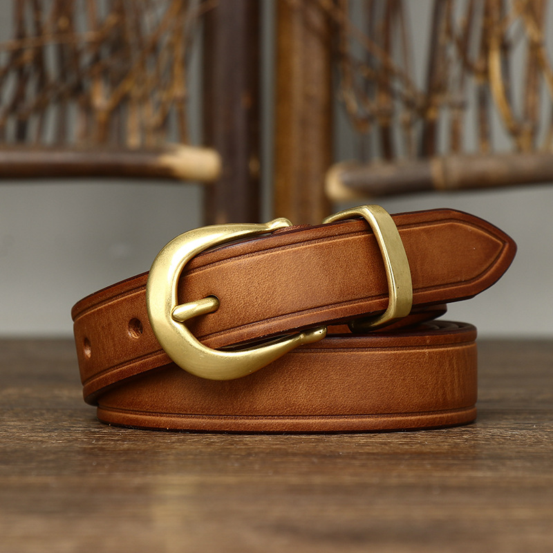 Sabuk Kulit Asli Wanita 85-120 - Formal Belt Leather Thin ulasan dan harga