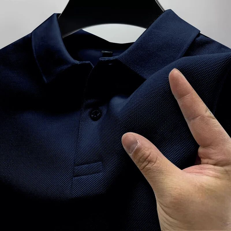 Kaos Polo Kasual Pria Hitam de - Men Formal Wear Design ulasan dan harga