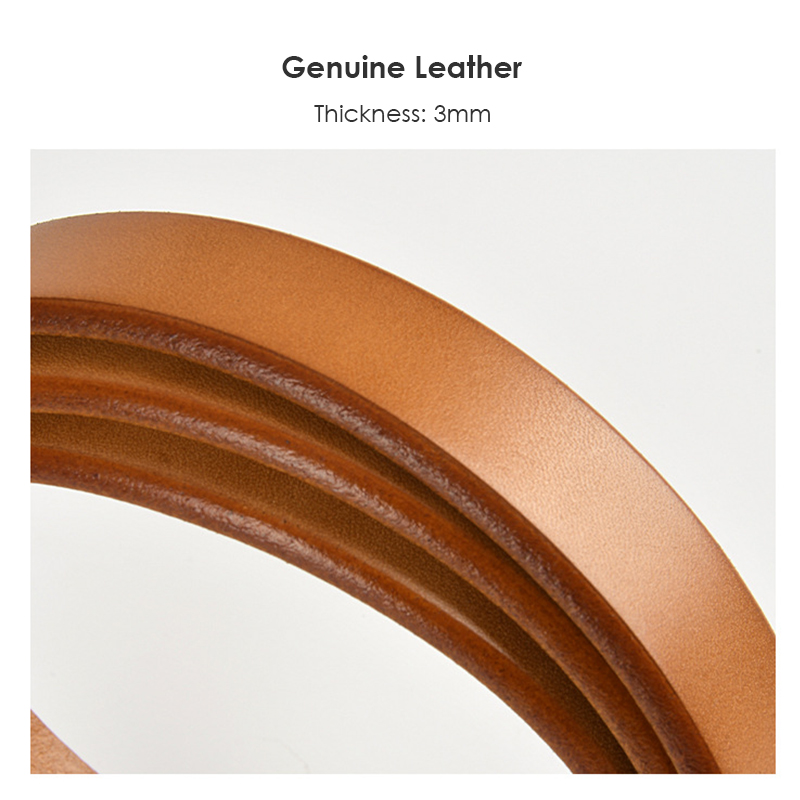 VATLTY 2.3cm Sabuk Kulit untuk - Formal Belt Leather Thin ulasan dan harga