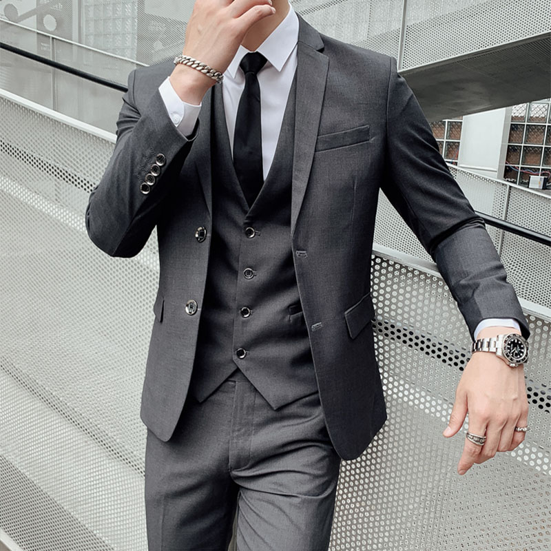 Setelan Jas Pria Tiga Potong u - Men'S Urban Formal Wear ulasan dan harga