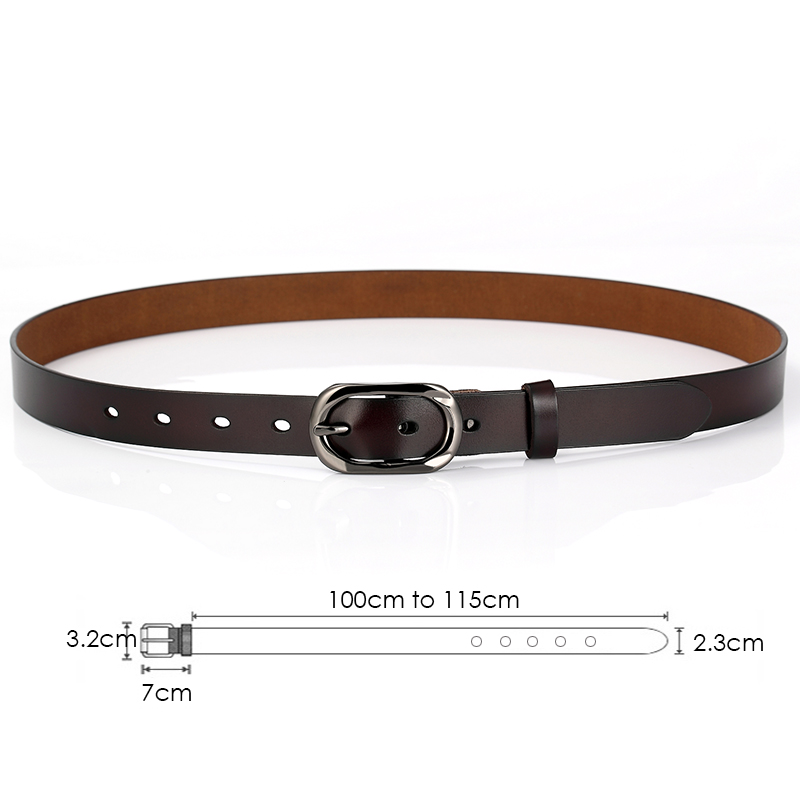VATLTY 95cm-115cm Sabuk Kulit  - Formal Belt Leather Thin ulasan dan harga