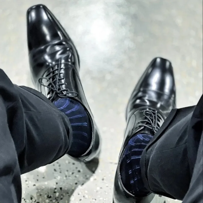 Kaus Kaki Pria Bergaris, Kaus  - Young Men Formal Wear ulasan dan harga