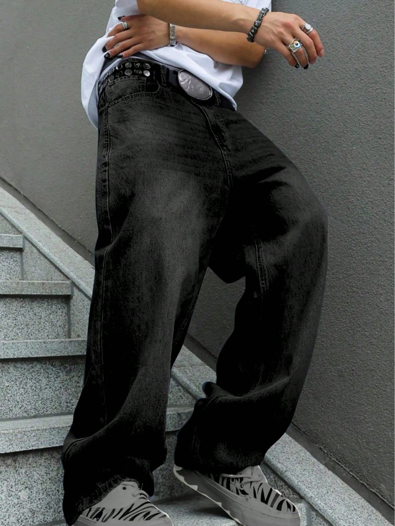 Celana Jeans Pria Model Lurus  - Men'S Urban Formal Wear ulasan dan harga
