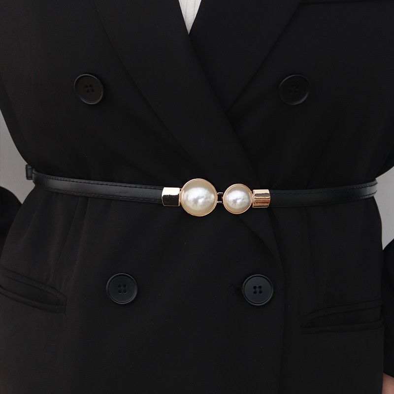 Sabuk Pinggang Mutiara Vintage - Formal Belt Leather Thin ulasan dan harga