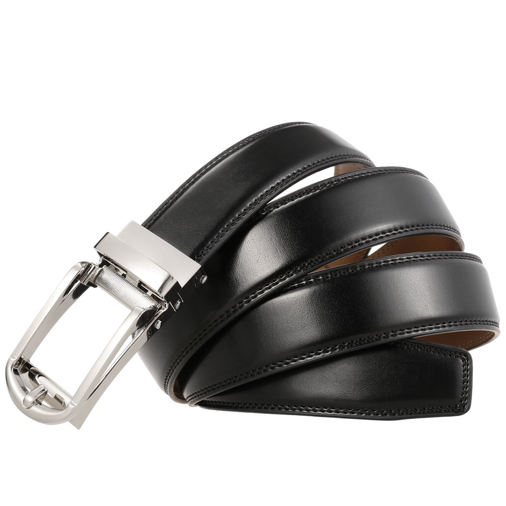 Sabuk Ratchet Otomatis Kulit S - Formal Belt Leather Thin ulasan dan harga