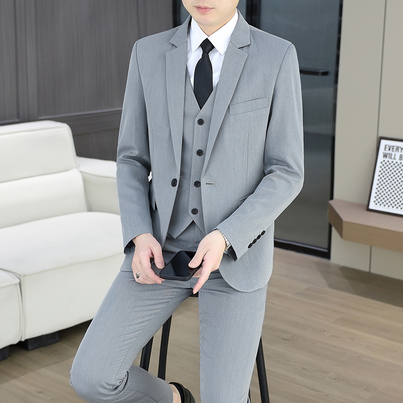 Setelan (Blazer+Rompi+Celana P - Men Formal Wear Fashion ulasan dan harga
