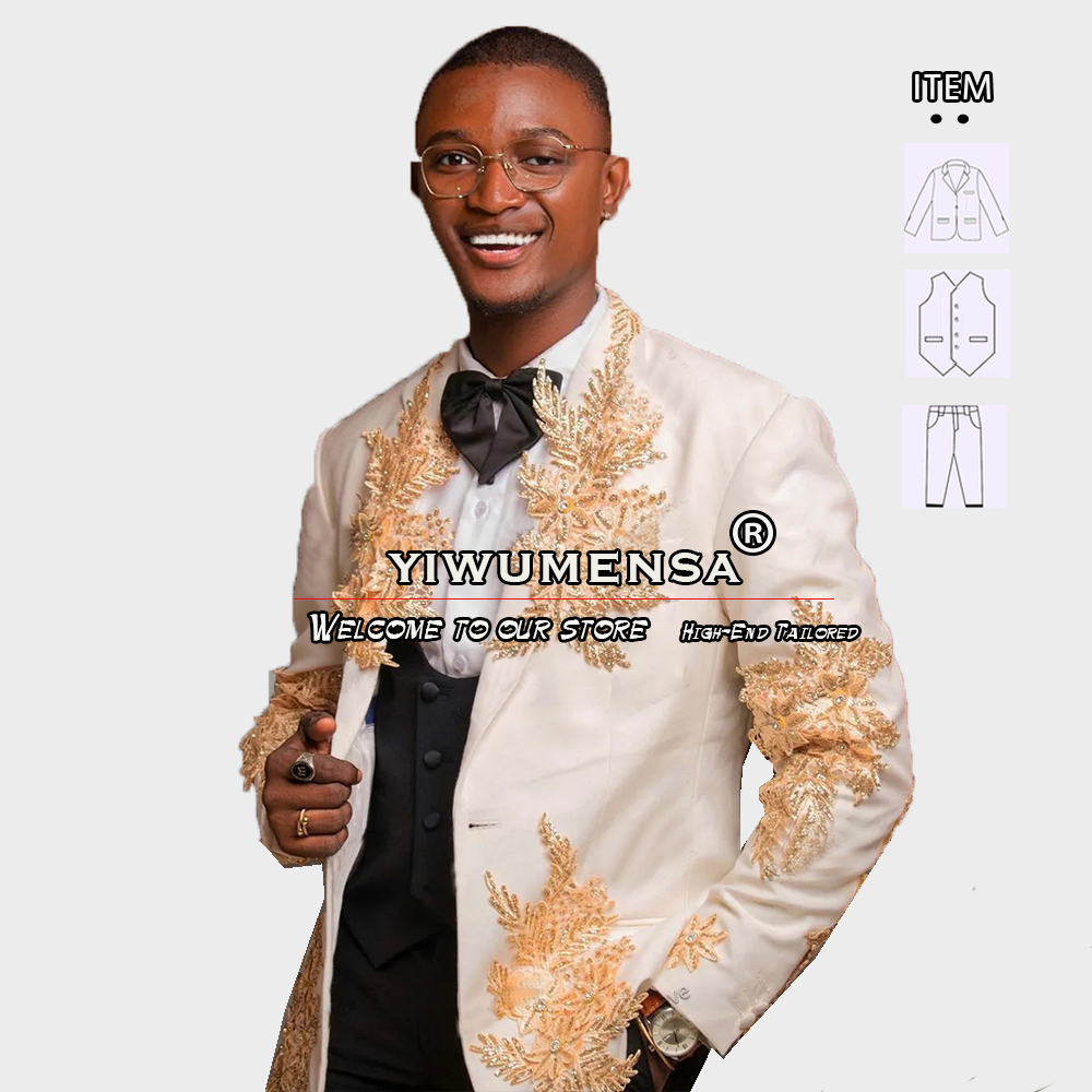 Setelan 3 Potong Kustom Pakaia - Men Formal Wear Pants ulasan dan harga