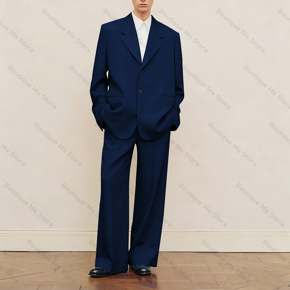 Setelan Jas Pria Hitam Oversiz - Men Formal Wear Pants ulasan dan harga