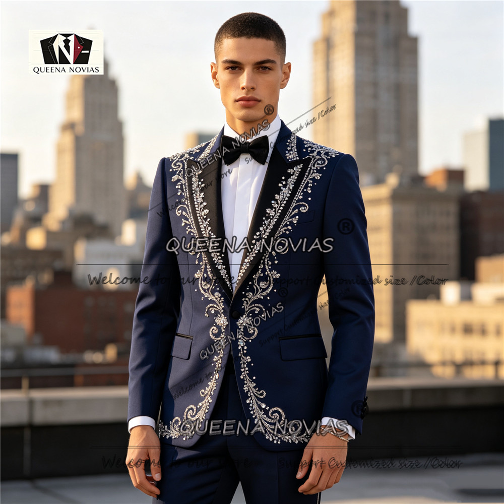Setelan Jas Tuxedo Pria Slim F - Men Formal Wear Jacket ulasan dan harga