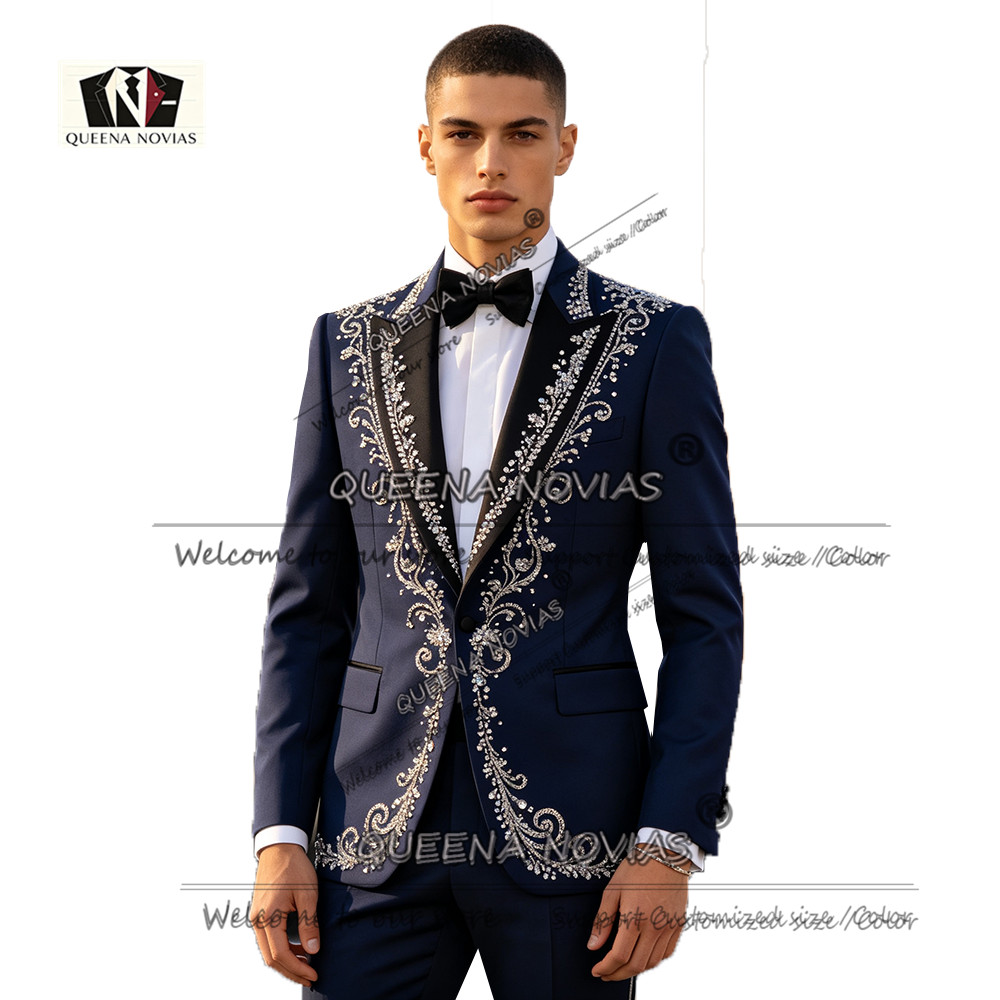 Setelan Jas Tuxedo Pria Slim F - Men Formal Wear Jacket ulasan dan harga