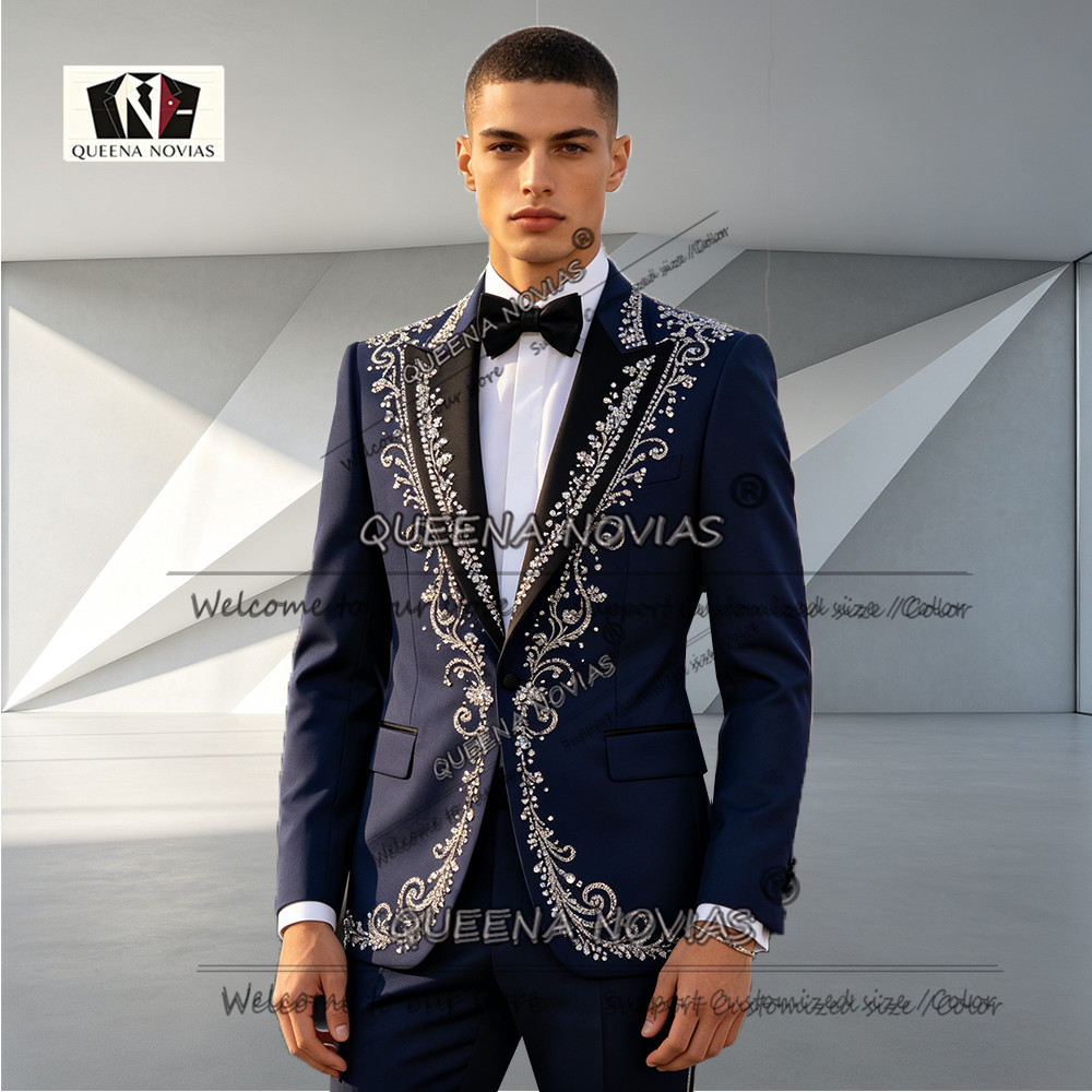 Setelan Jas Tuxedo Pria Slim F - Men Formal Wear Jacket ulasan dan harga