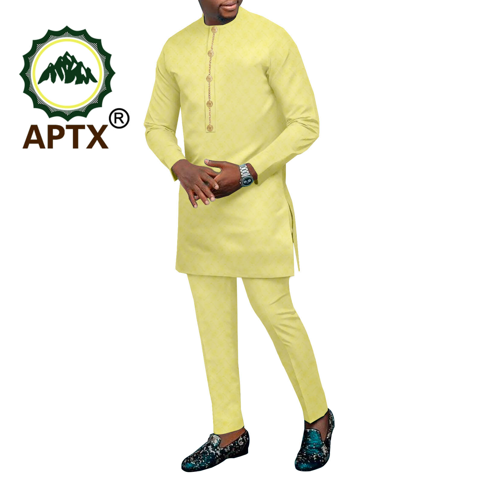 Dashiki Kemeja Panjang Pria Ce - Men Formal Party Wear Shirt ulasan dan harga